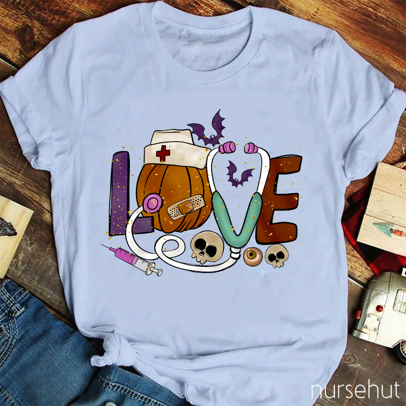 Love Halloween Nurse T-Shirt