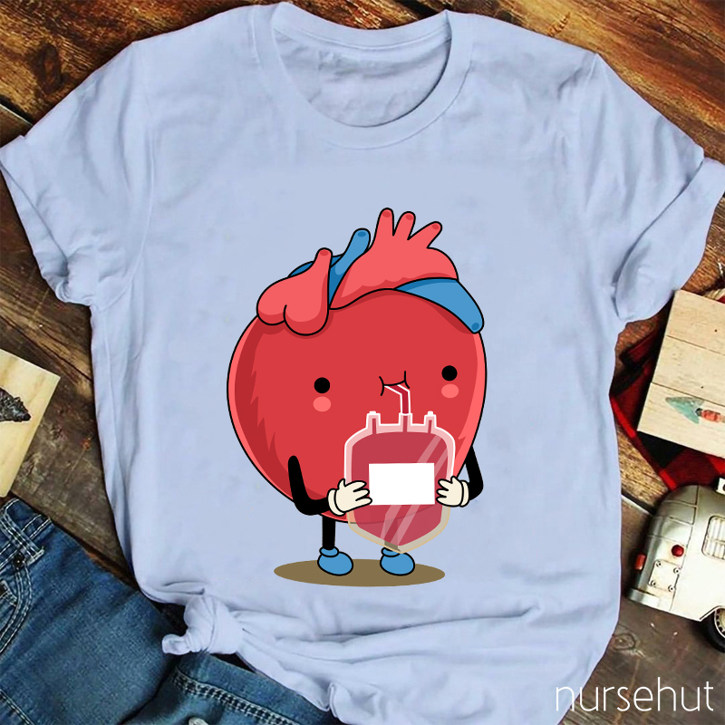 Drinking Hearty Love Nurse T-Shirt
