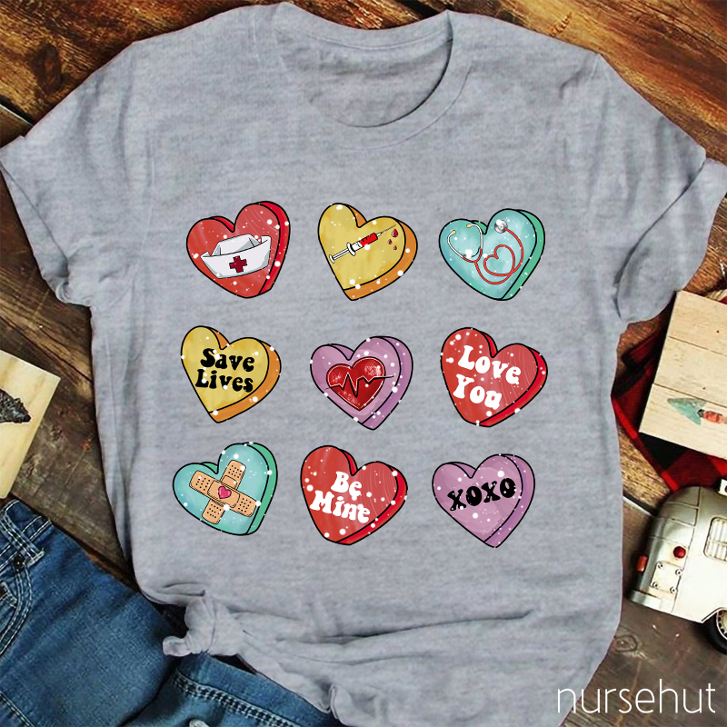 Be Mine Nurse Love You Nurse T-Shirt