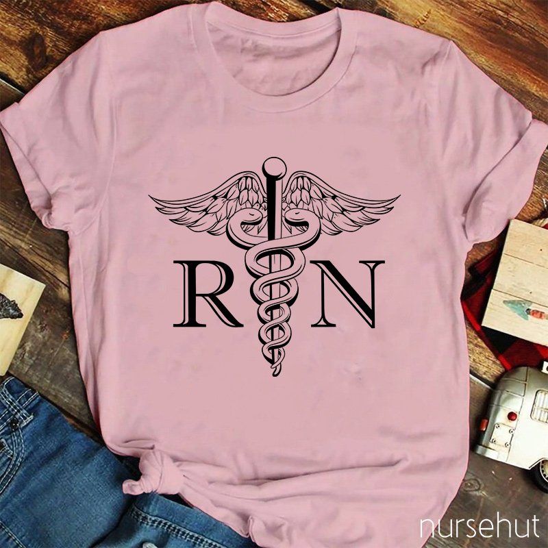RN Registered Nurse Snake Staff T-Shirt