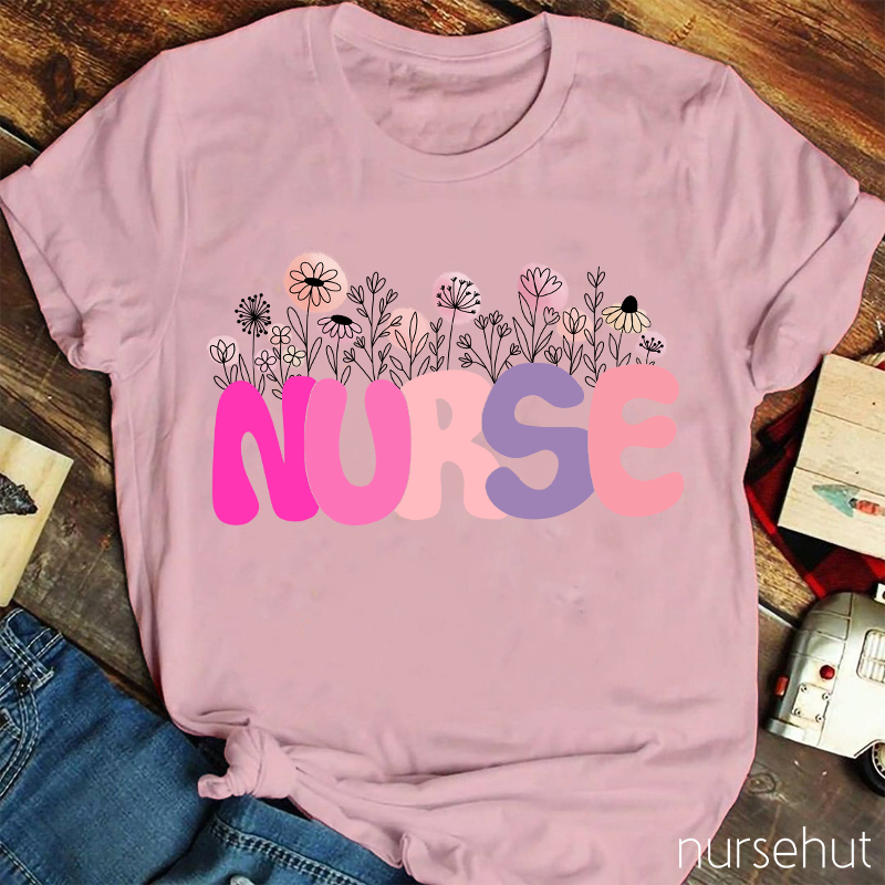 Nurse Flower T-Shirt