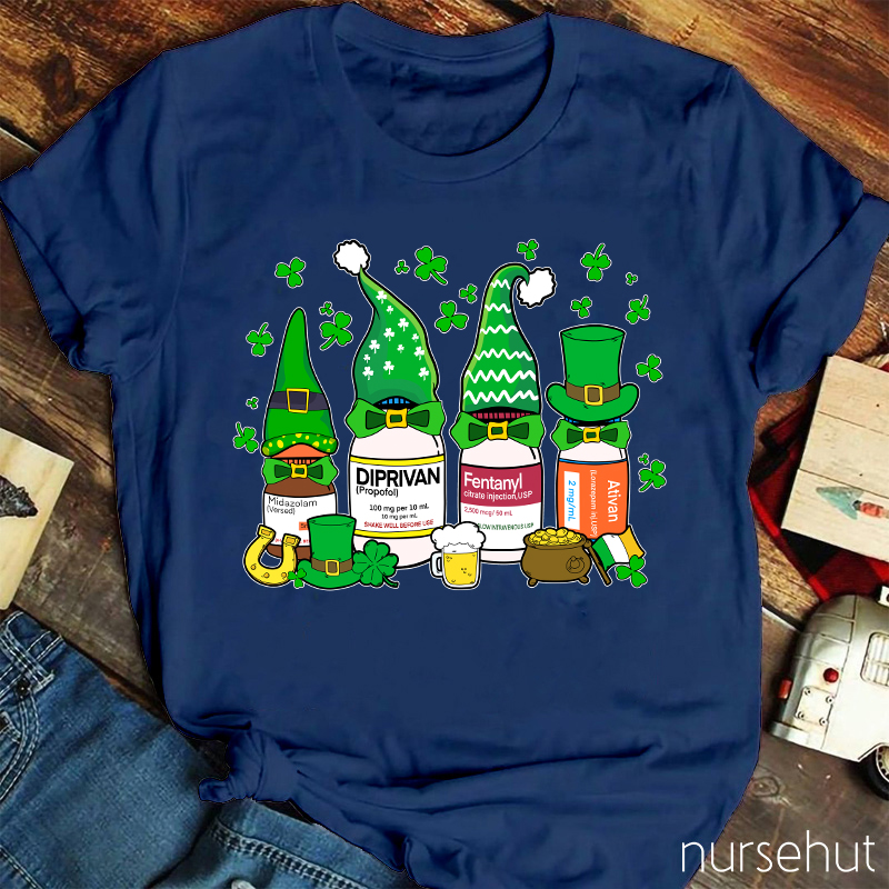 Happy St. Patrick's Day Nurse T-Shirt