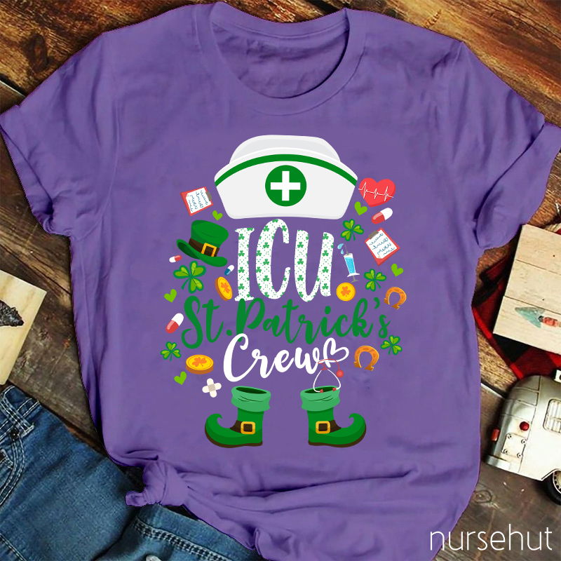 Personalized Department St. Patrick's Crew Nurse T-Shirt