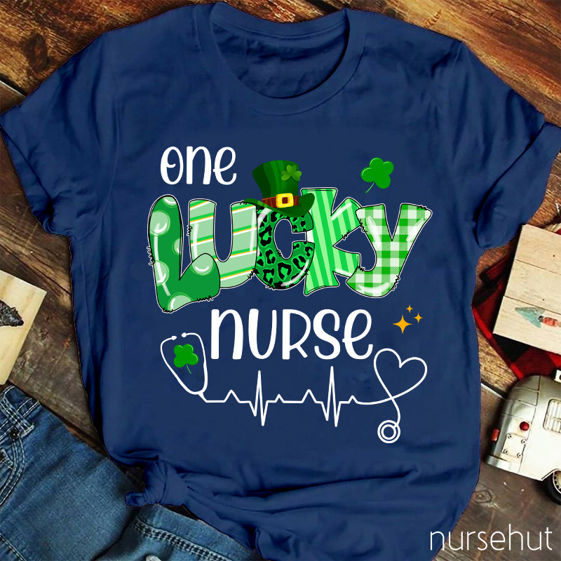 One Lucky Nurse St. Patrick's Day Nurse T-Shirt