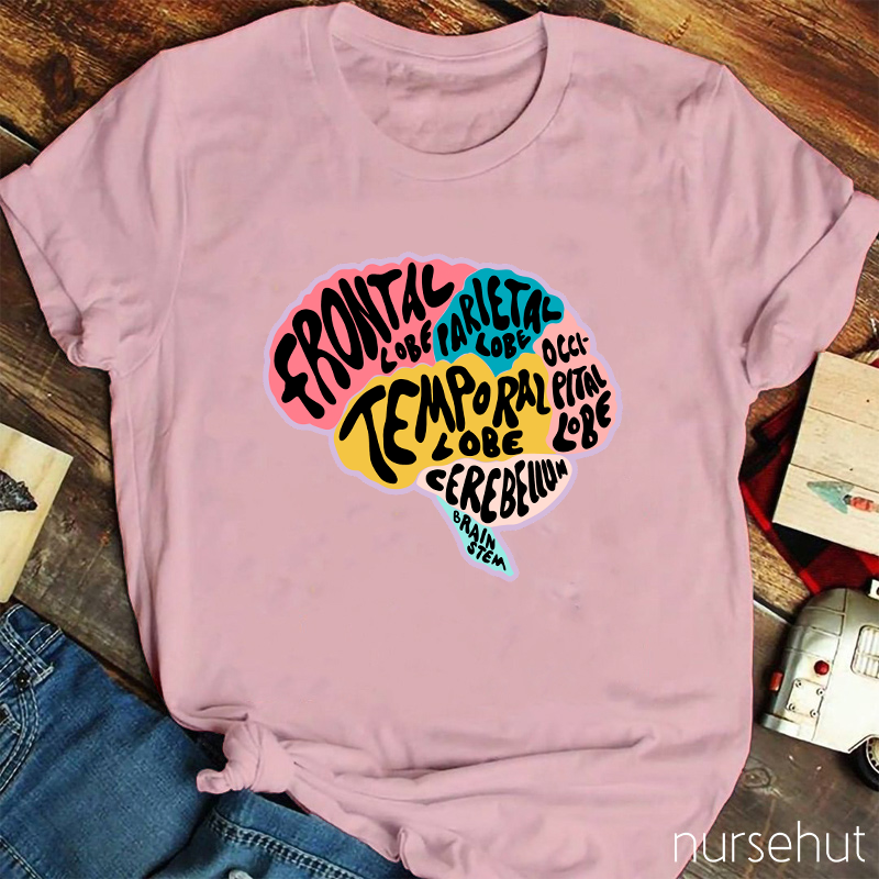 Pink Neurology Nurse T-Shirt