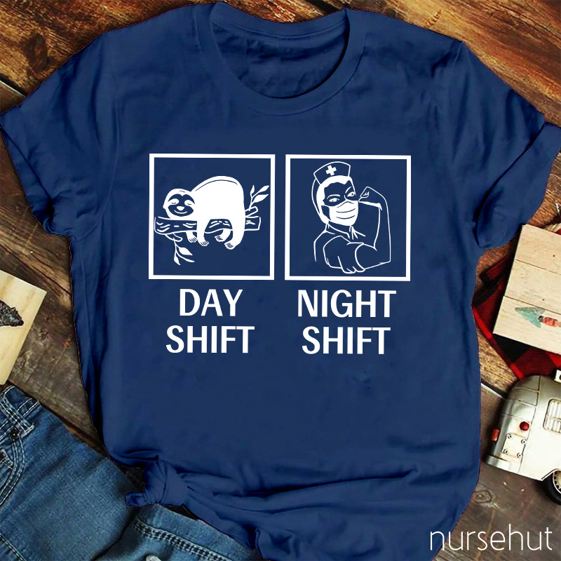 Day Shift And Night Shift Nurse T-Shirt