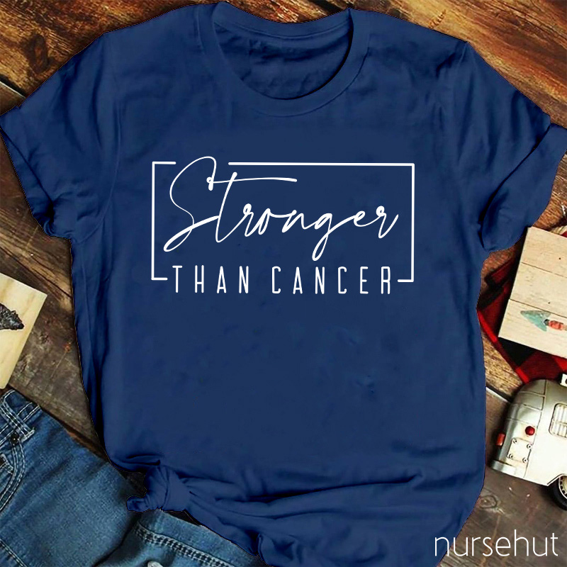 Stonger Than Cancer Nurse T-Shirt
