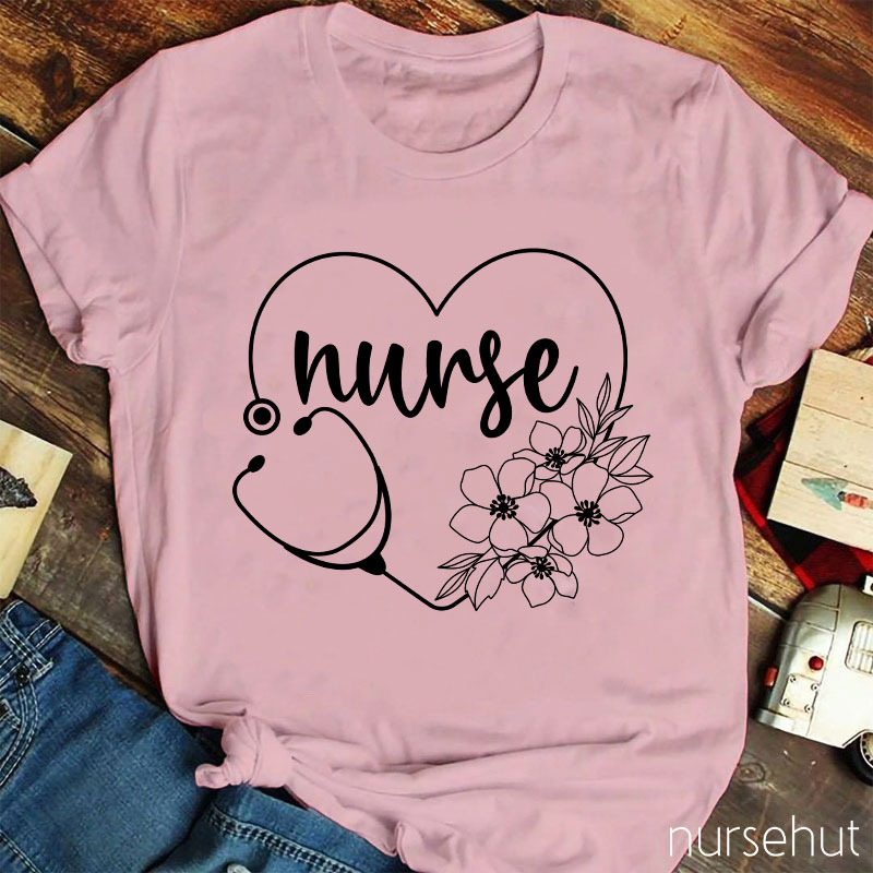 Nurse Stethoscope T-Shirt