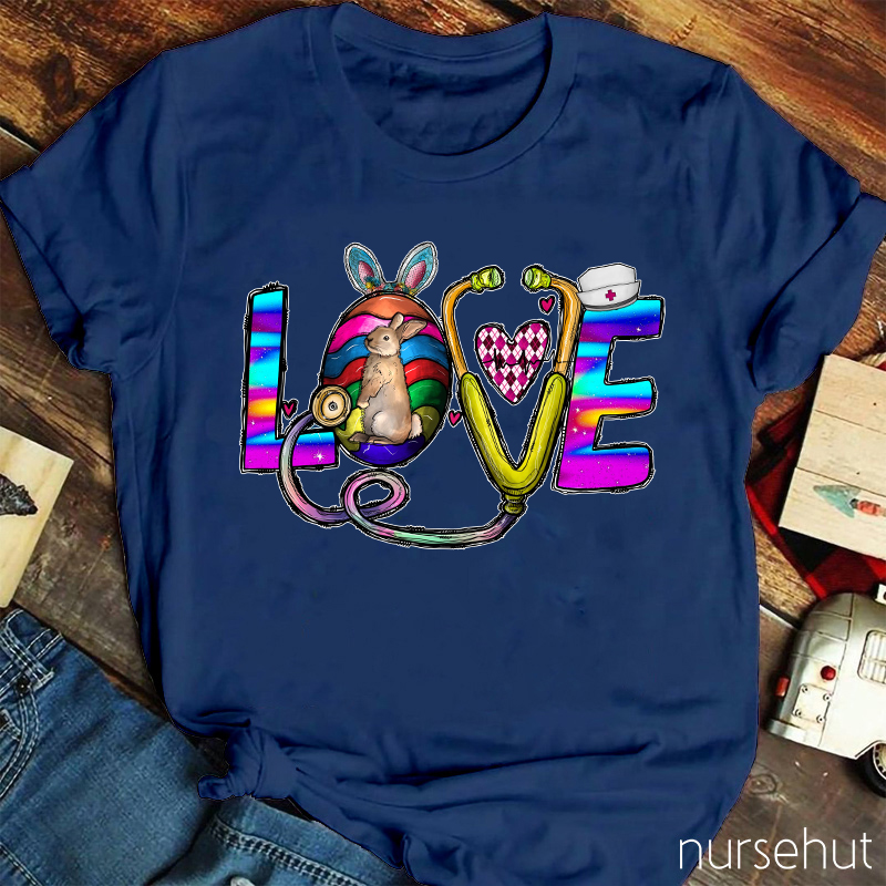 Easter Kangaroo In An Egg Nurse T-Shirt