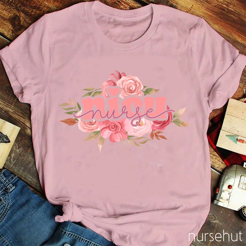 Rose Nicu Nurse T-Shirt