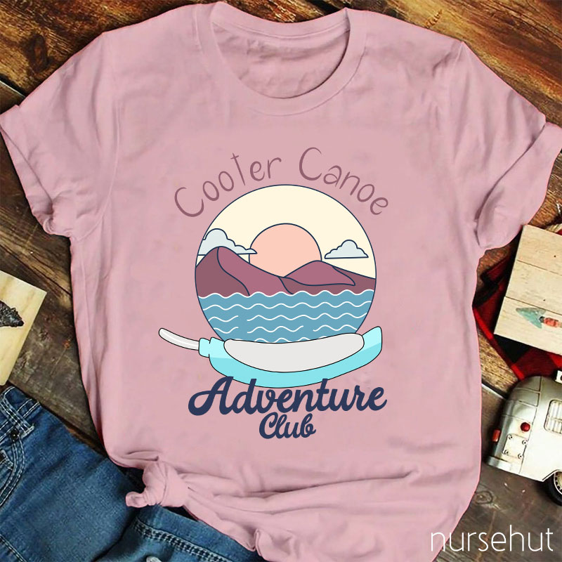Cooter Canoe Adventure Club Nurse T-Shirt