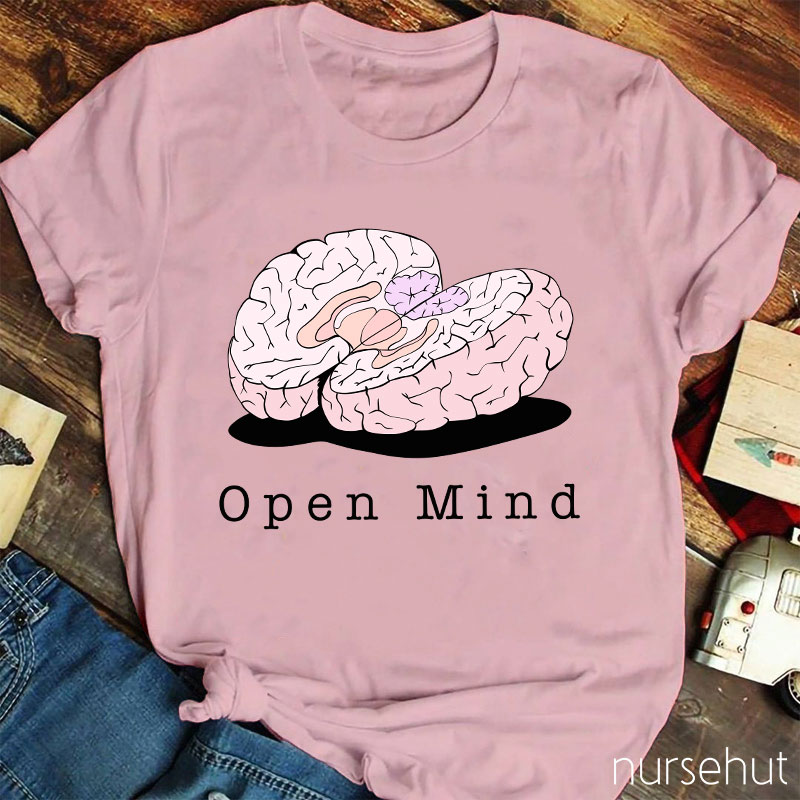 Open Mind Brain Nurse T-Shirt