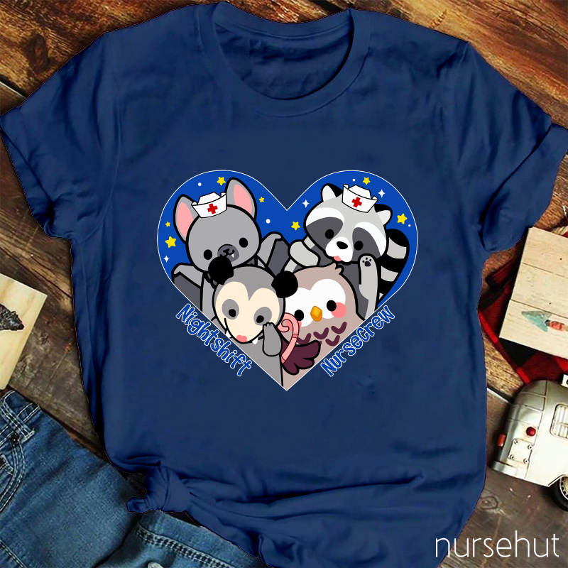 Nightshift Nursecrew Nurse T-Shirt