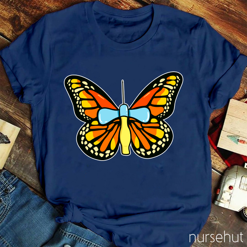 It's Just Like A Butterfly Nurse T-Shirt