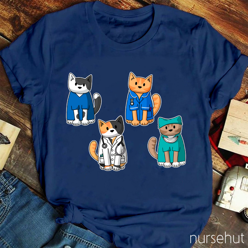 Doctor Cat Will Treat You Nurse T-Shirt