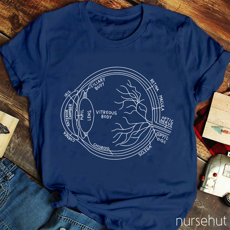 Eye Anatomy Nurse T-Shirt