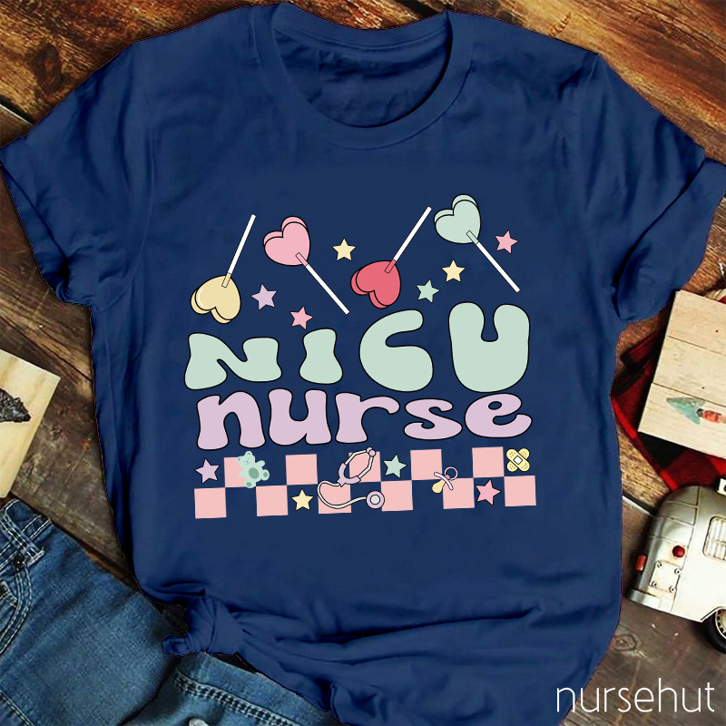 Personalized Department Valentine Cute Nurse T-Shirt
