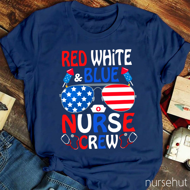 Red White Blue Nurse T-Shirt