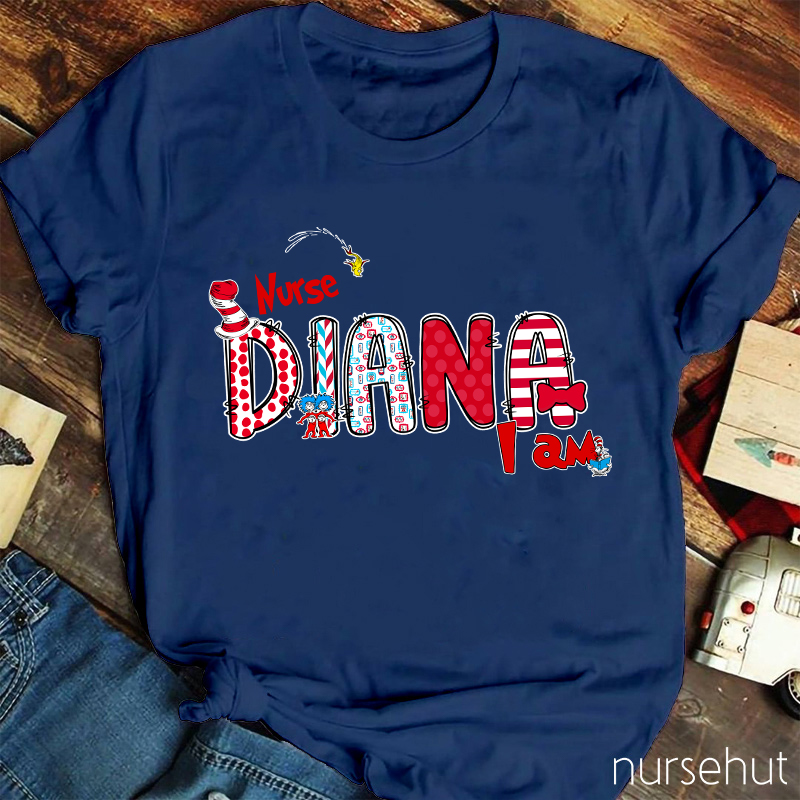 Personalized Hi Nurse T-Shirt