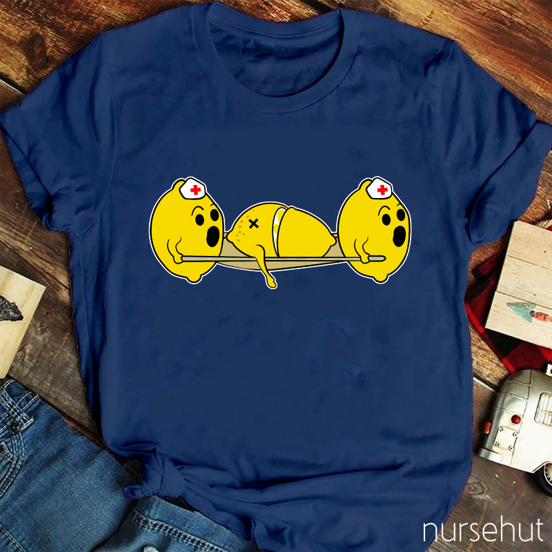 First Aid Lemon First Aid Nurse T-Shirt