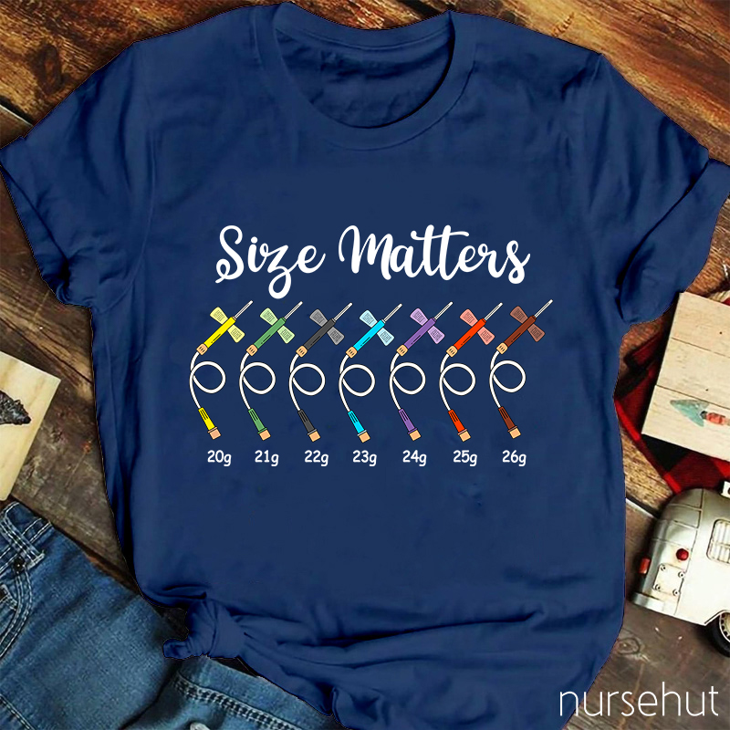 Colorful Blood Collection Needles Nurse T-Shirt