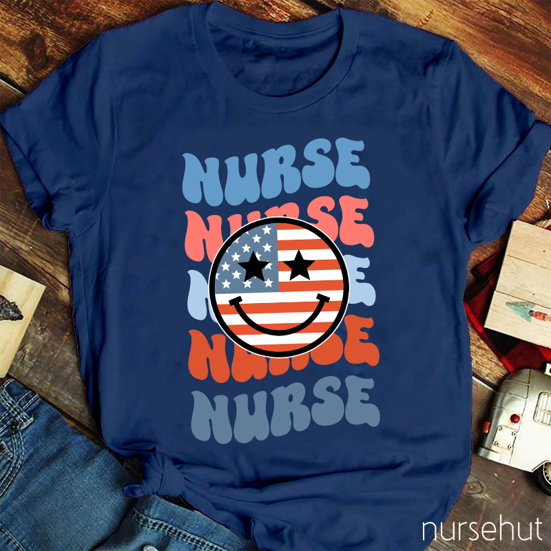 The Fourth Of July Nurse T-Shirt