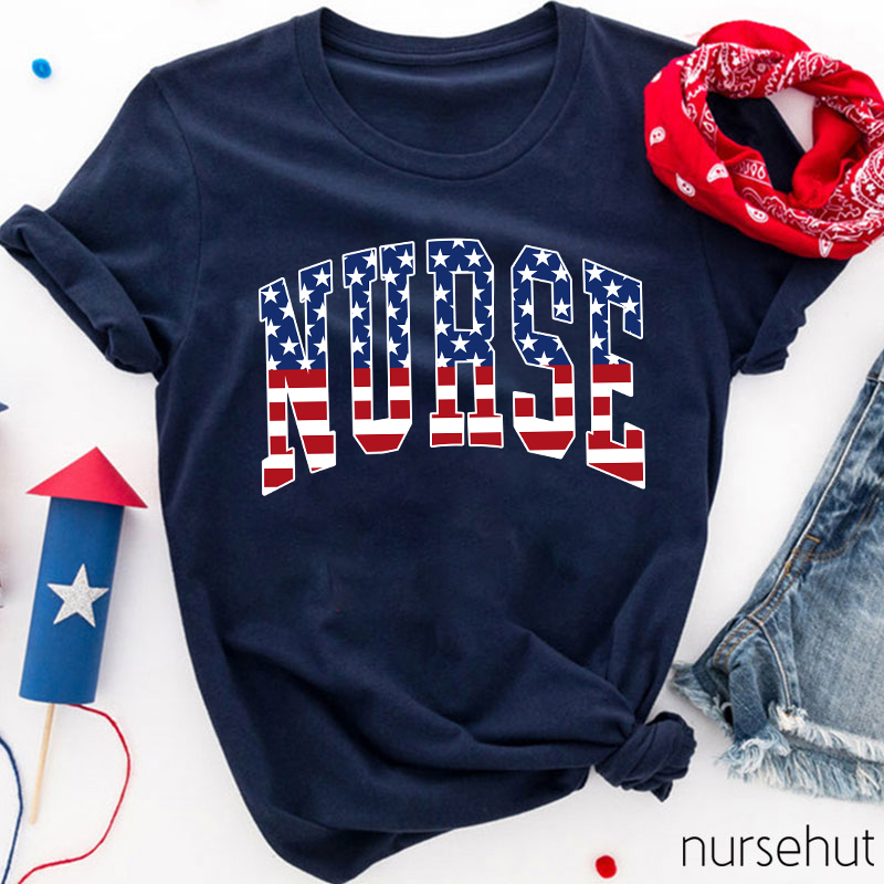 Flag Nurse T-Shirt