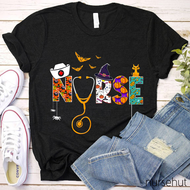Nurse With Stethoscope T-Shirt