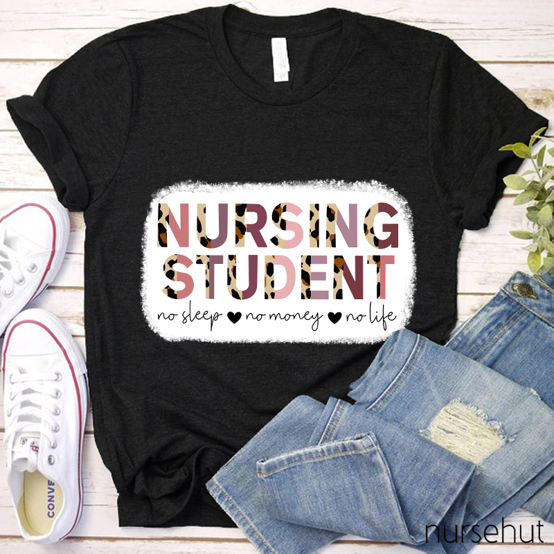 No Sleep No Student No Life T-Shirt