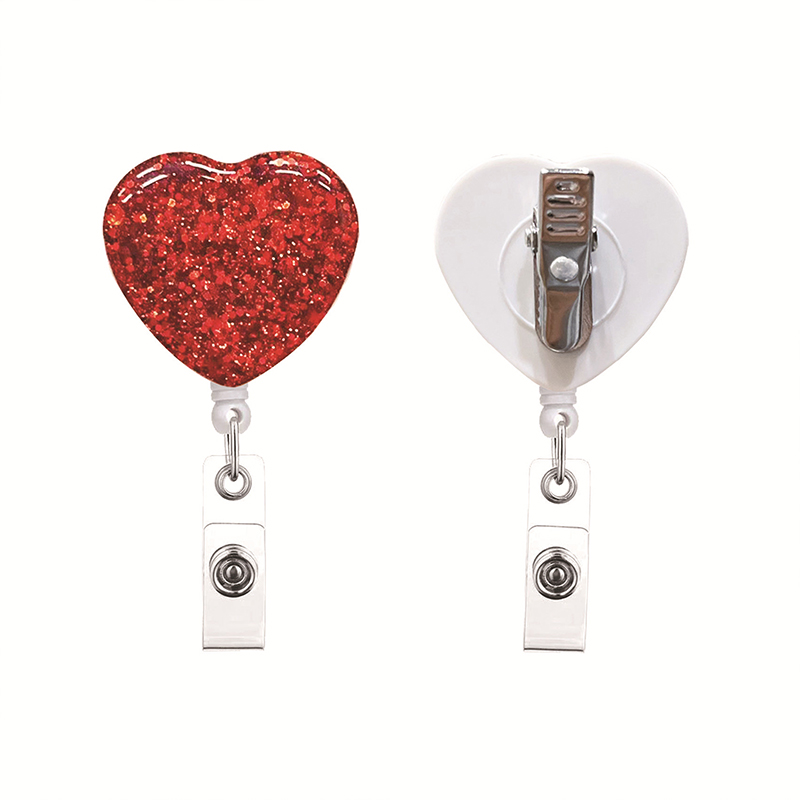 Shining Heart Nurse Badge Reel