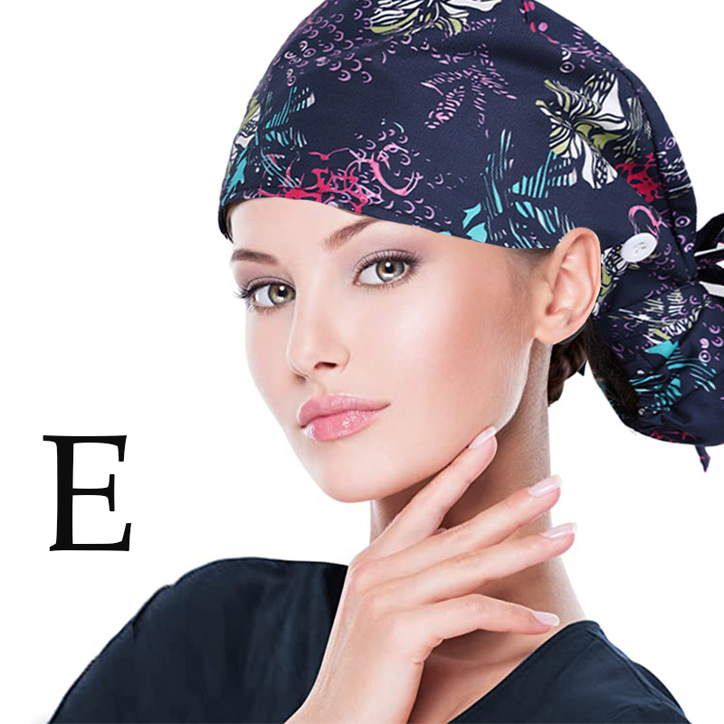 Personalzide Nurse Scrub Caps