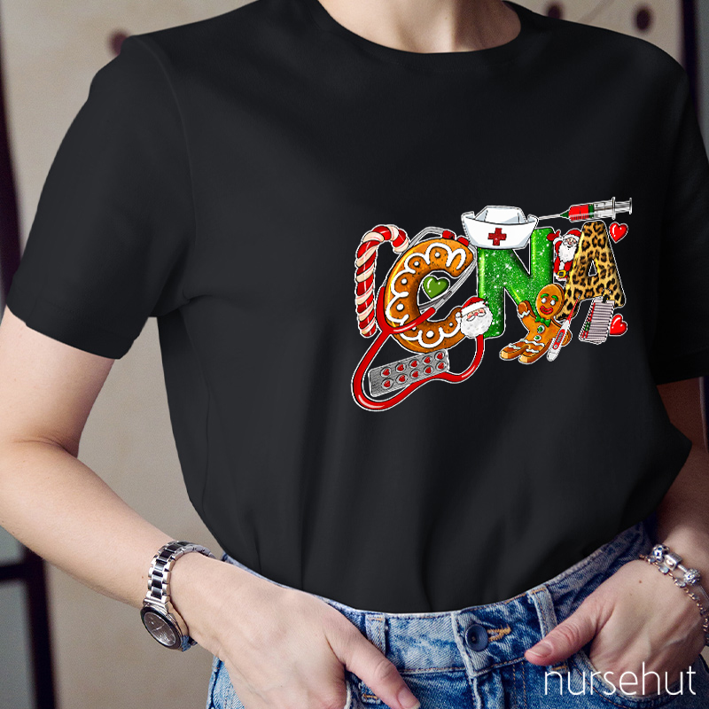 CNA We Deserve A Wonderful Christmas Nurse T-Shirt