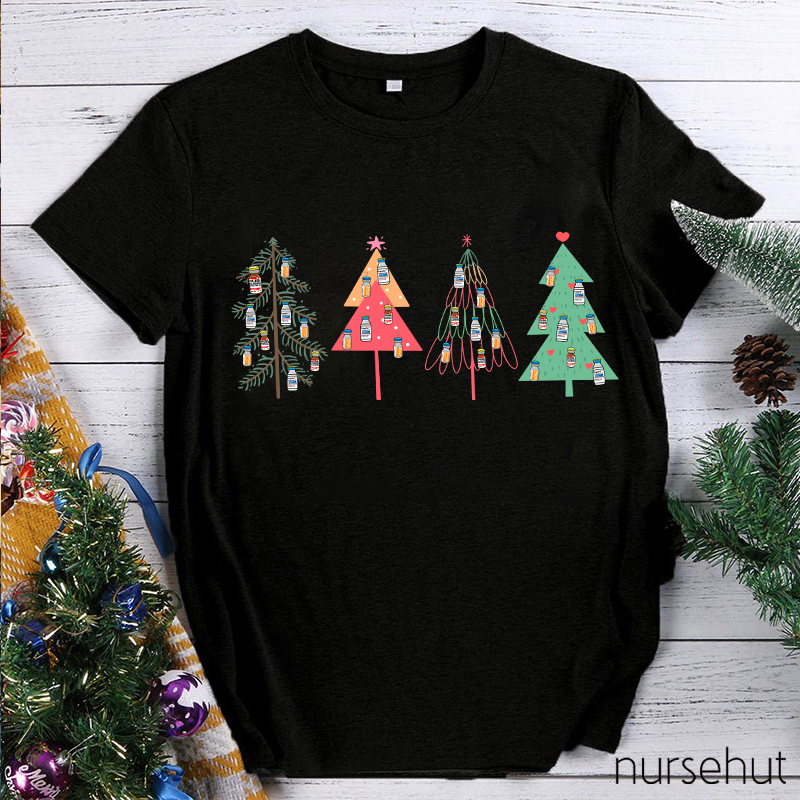 The lovely Christmas Tree Nurse T-Shirt