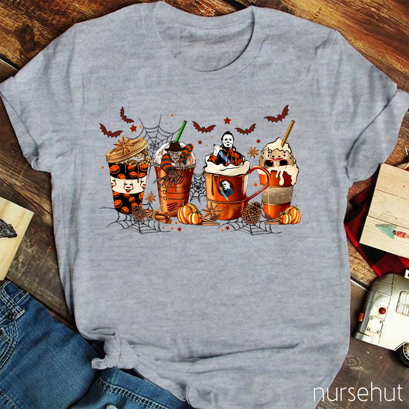 Halloween Drinks Nurse T-Shirt