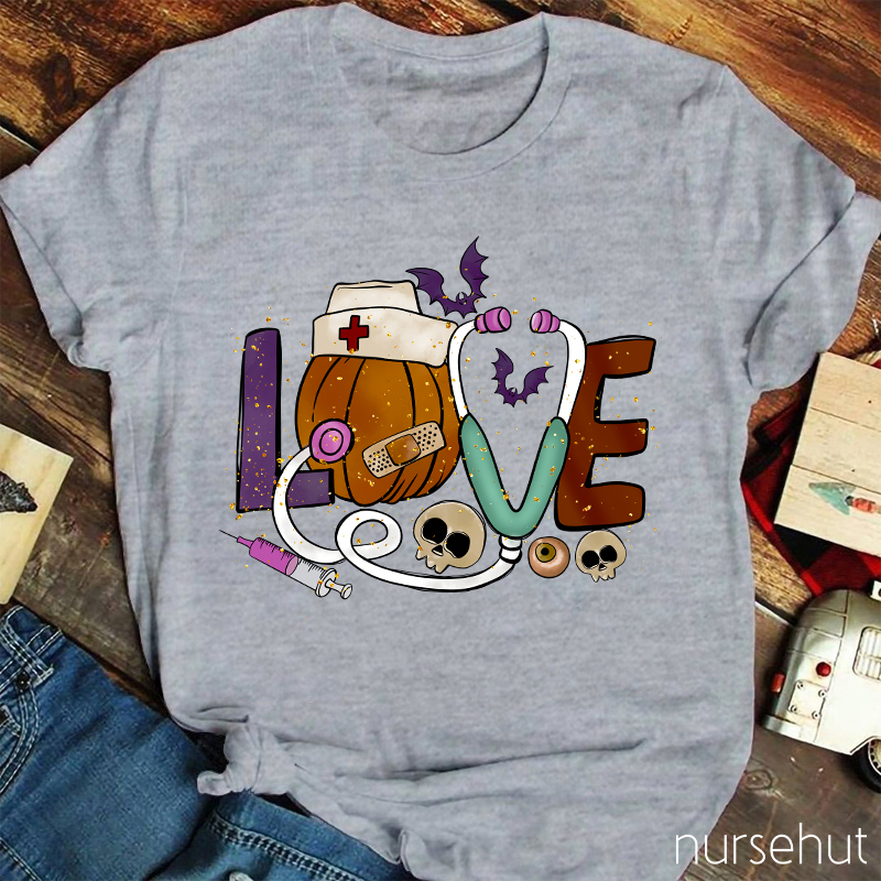 Love Halloween Nurse T-Shirt