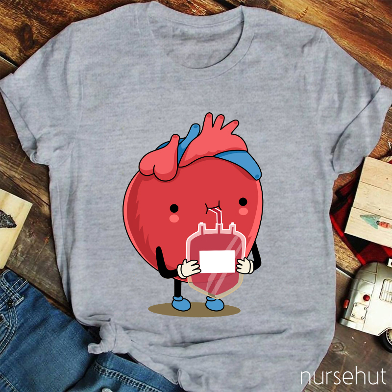 Drinking Hearty Love Nurse T-Shirt