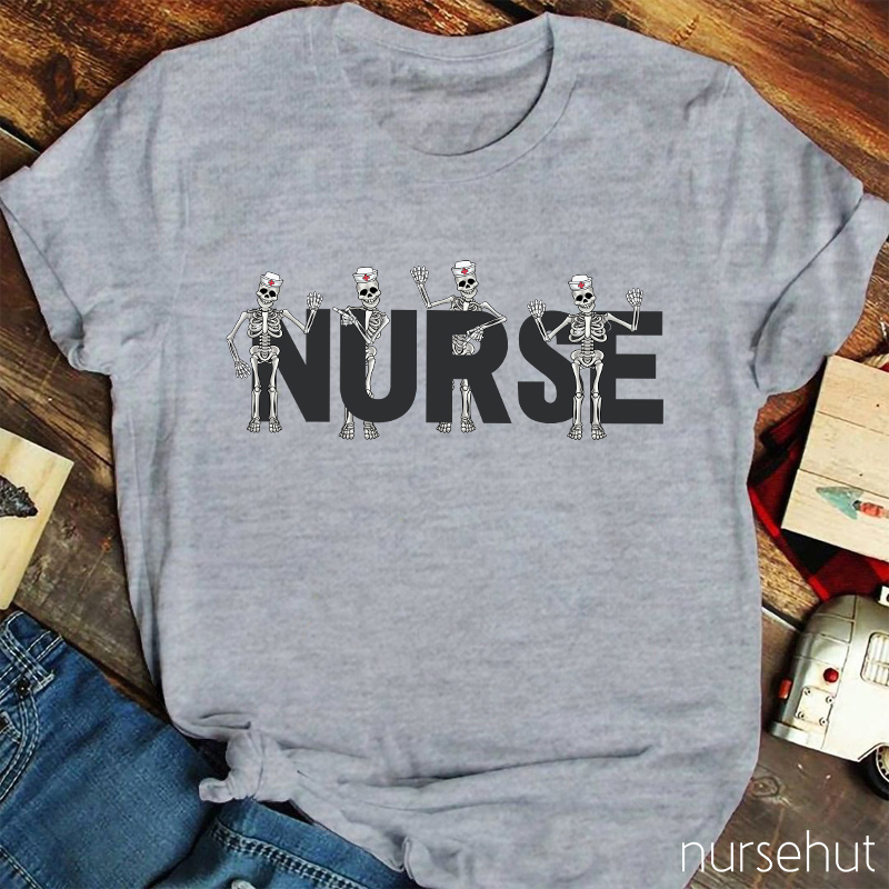Skeleton Nurse T-Shirt