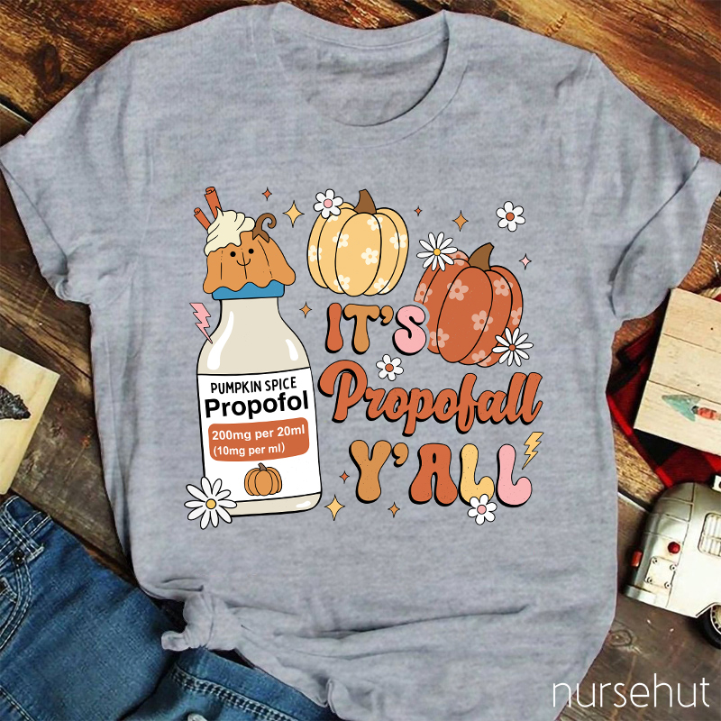 Propofol Halloween Pharmacist  Nurse T-Shirt