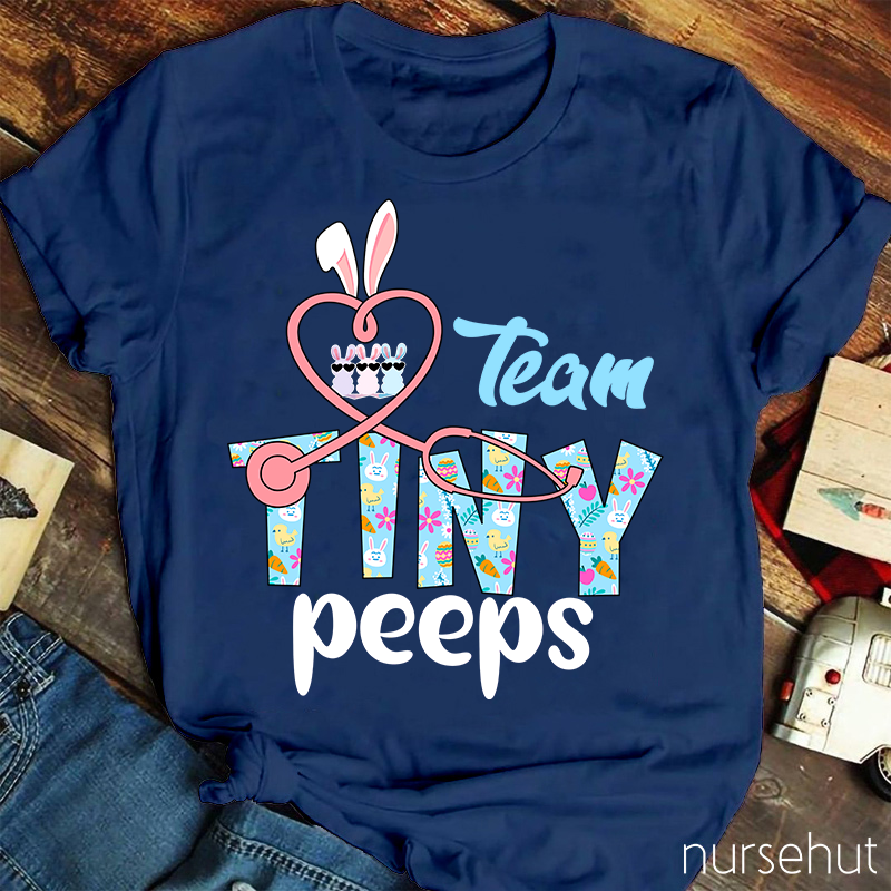 Team Tiny Peeps Nurse T-Shirt