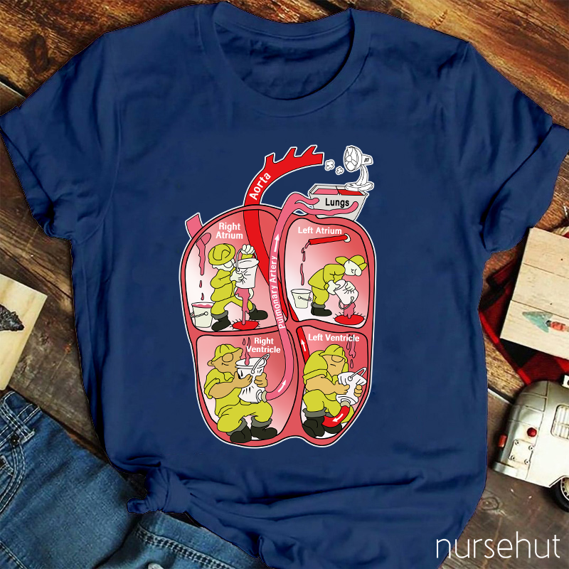 A Hard Working Lung Nurse T-Shirt