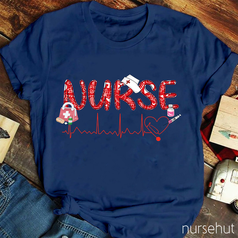 Valentine Nurse Life Nurse T-Shirt