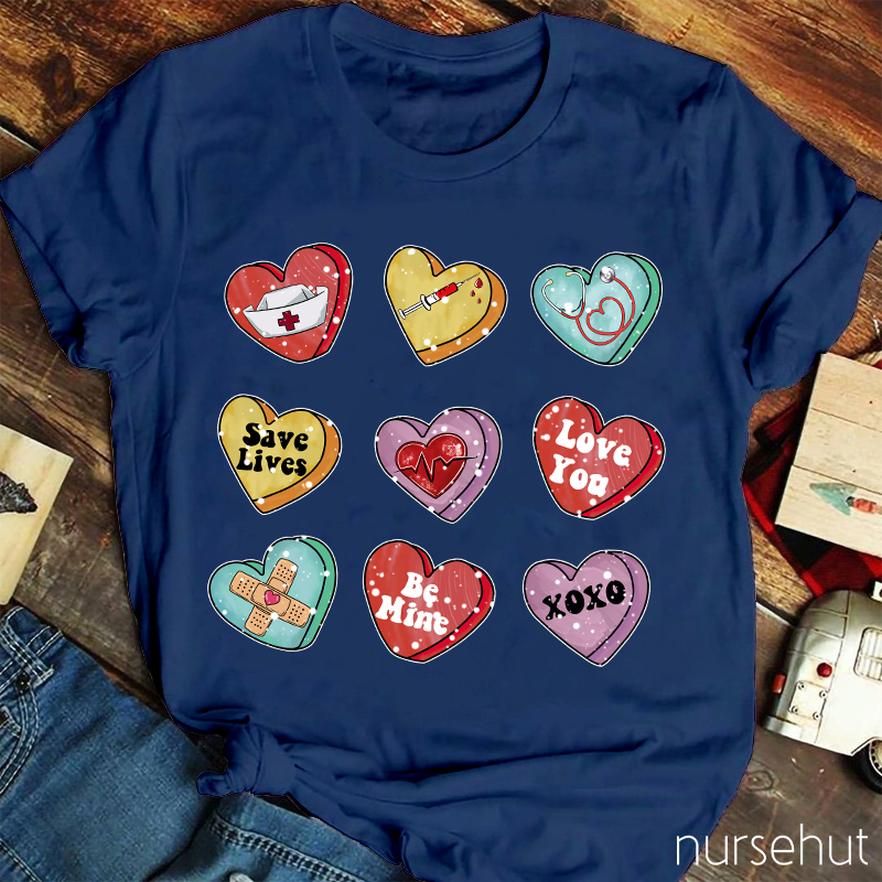 Be Mine Nurse Love You Nurse T-Shirt