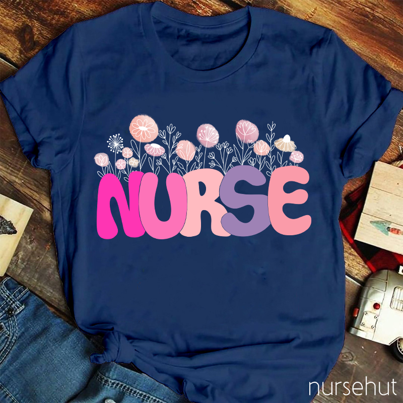 Nurse Flower T-Shirt