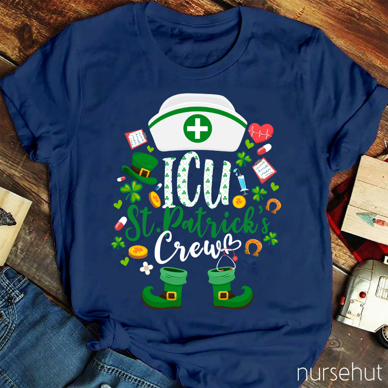 Personalized Department St. Patrick's Crew Nurse T-Shirt