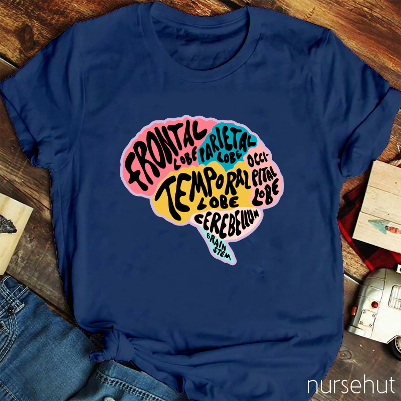 Pink Neurology Nurse T-Shirt