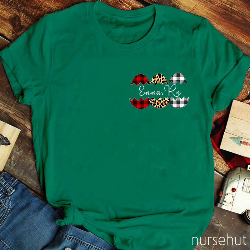 Personalized Happy Easter Nurse T-Shirt