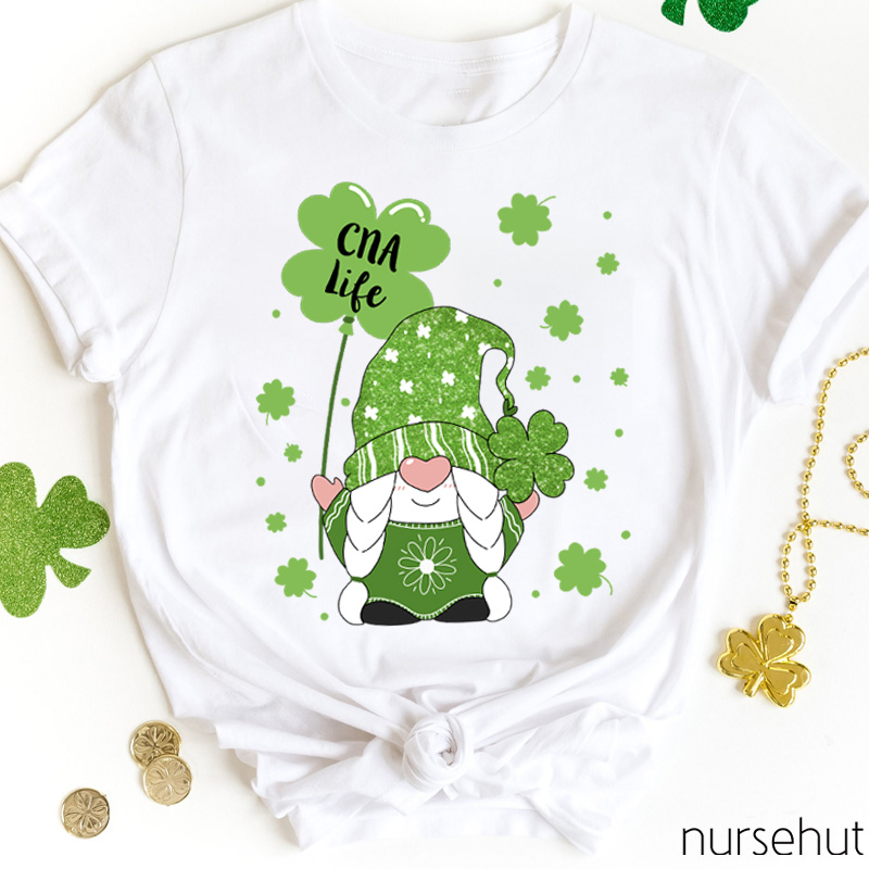Personalized Lucky Life Nurse T-Shirt