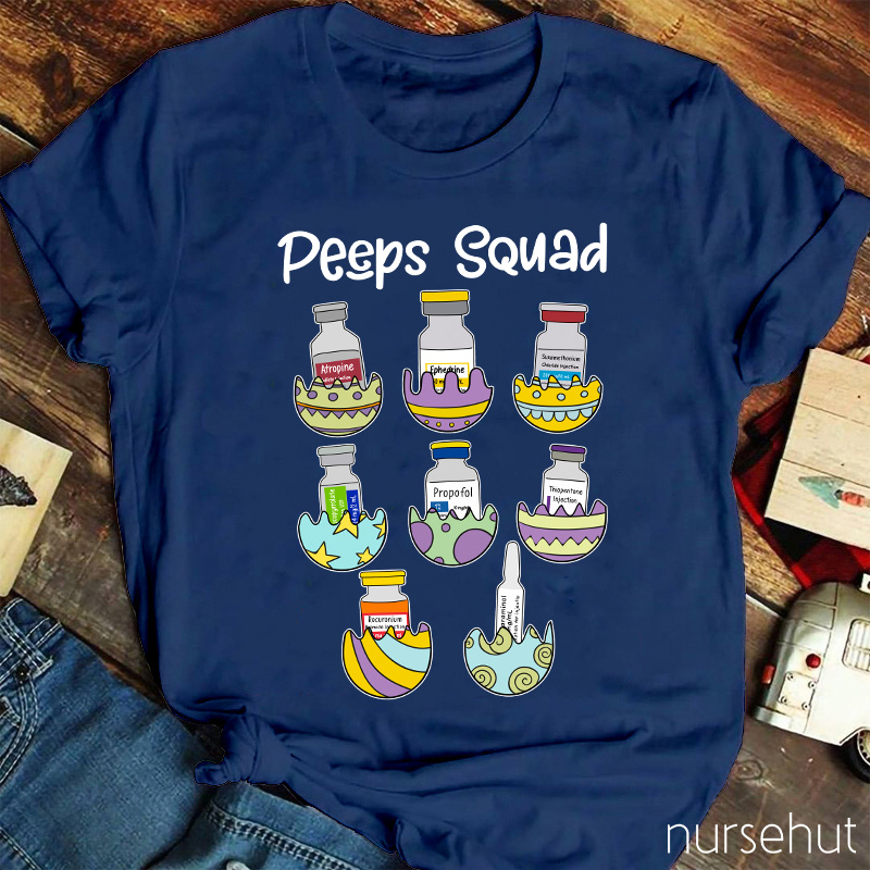 Peeps Squad Nurse T-Shirt