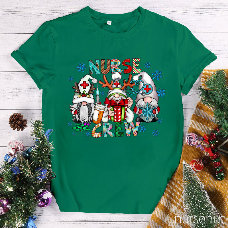 Gnomes Nurse Crew Nurse T-Shirt