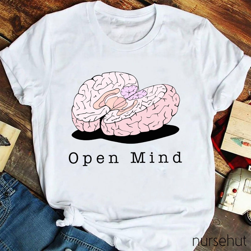 Open Mind Brain Nurse T-Shirt
